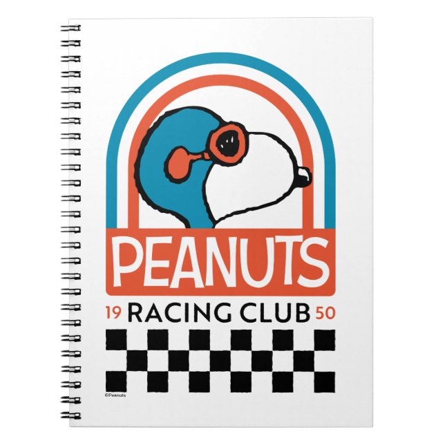 Cuaderno Cacahuetes | Club de Carreras Snoopy (Frente)
