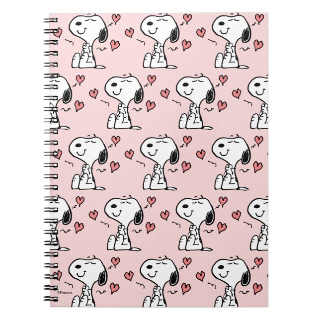 Cuaderno Cacahuetes | Corazones Snoopy (Frente)