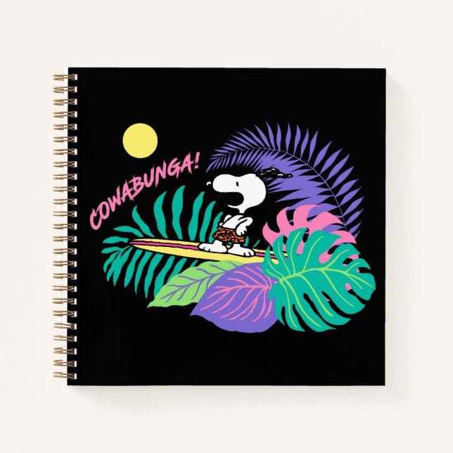 Cuaderno Cacahuetes | Cowabunga Snoopy (Anverso)
