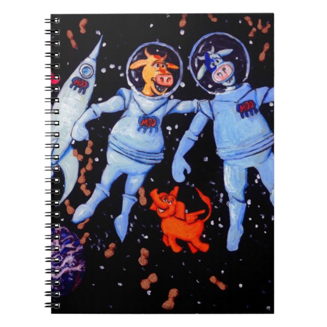 Cuaderno Cacahuetes de la alimentación de las vacas del (Frente)