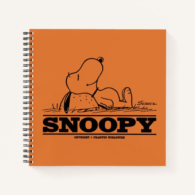 Cuaderno Cacahuetes | Descanso de Snoopy (Anverso)