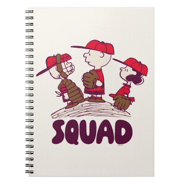 Cuaderno Cacahuetes | Escuadrón de béisbol (Frente)