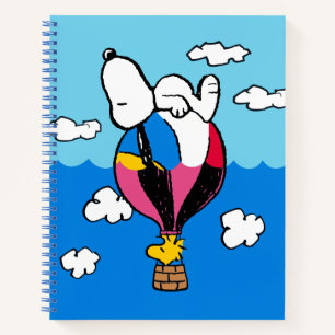 Cuaderno Cacahuetes Globo de aire caliente Snoopy & Woods