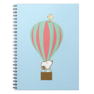 Cuaderno Cacahuetes   Globo de aire caliente Snoopy & Woods