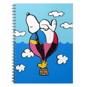 Cuaderno Cacahuetes Globo de aire caliente Snoopy & Woods