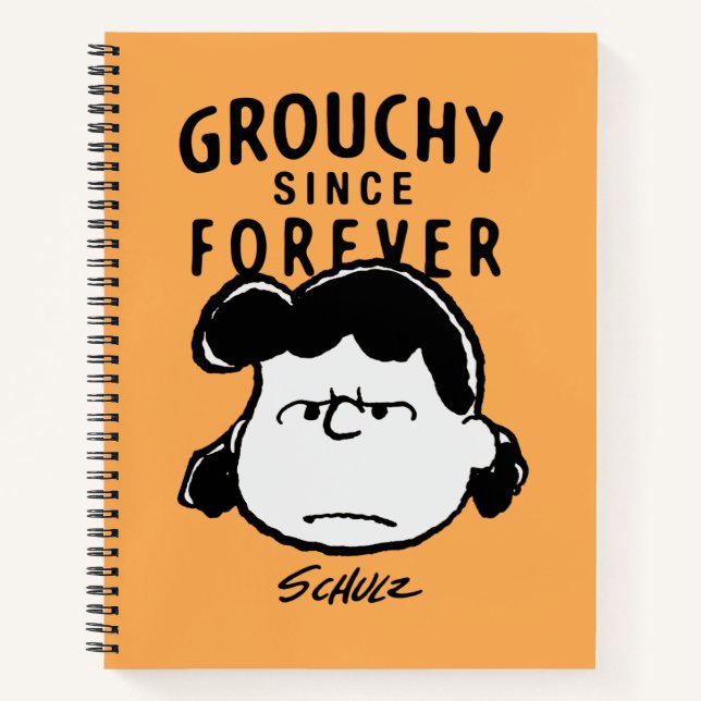 Cuaderno Cacahuetes | Grouchy Since Forever Lucy (Anverso)