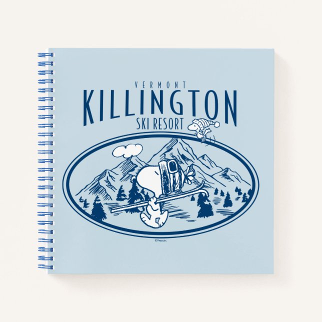 Cuaderno Cacahuetes | Killington Ski Resort Vermont (Anverso)