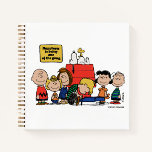 Cuaderno Cacahuetes   La felicidad es ser una pandilla