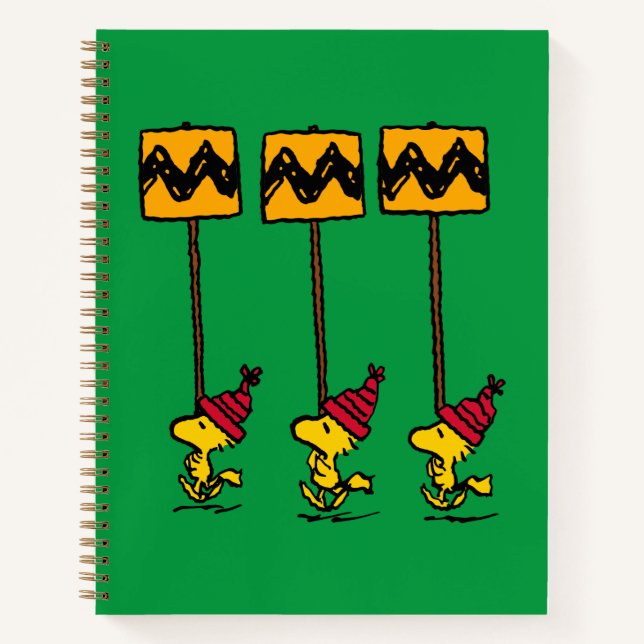 Cuaderno Cacahuetes | Marcha del Rótulo Woodstock & Friends (Anverso)