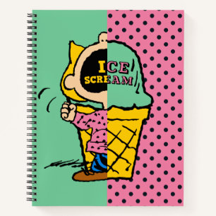 Cuaderno Cacahuetes Media y media del Helado Sally