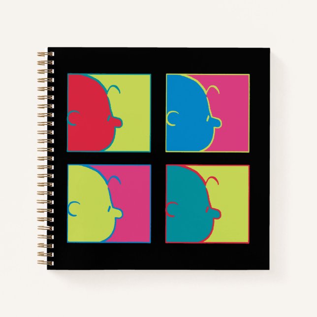 Cuaderno Cacahuetes | Modern Pop Art Charlie Brown (Anverso)