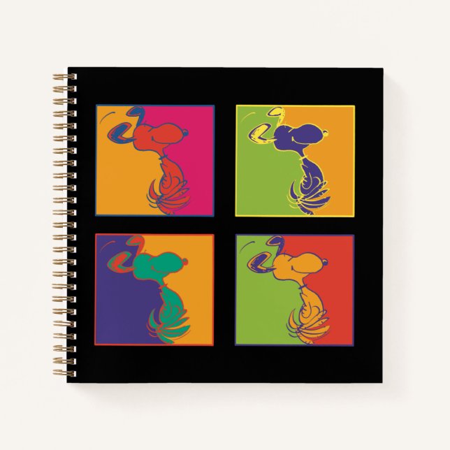 Cuaderno Cacahuetes | Noopia de arte pop moderno (Anverso)