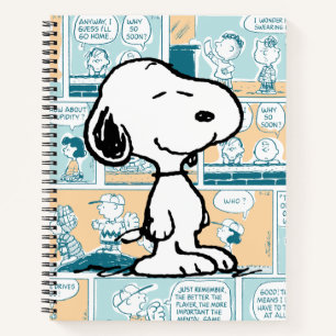 Cuaderno Cacahuetes Patrón cómico de Snoopy