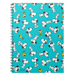 Cuaderno Cacahuetes   Patrón Snoopy & Gafas de sol