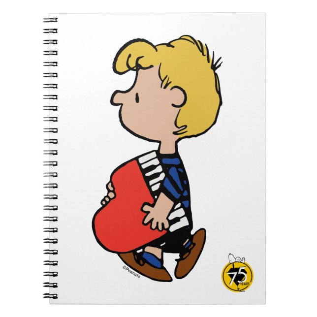 Cuaderno Cacahuetes | Piano de viaje de Schroeder (Frente)