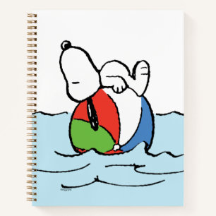 Cuaderno Cacahuetes Playa Snoopy Beach Ball