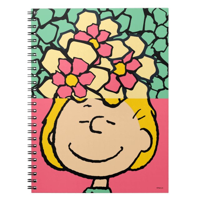 Cuaderno Cacahuetes | Sally Half & Half Flowers (Frente)