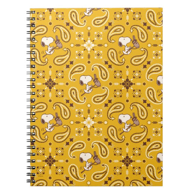Cuaderno Cacahuetes | Snoopy Bandana Cowboy (Frente)