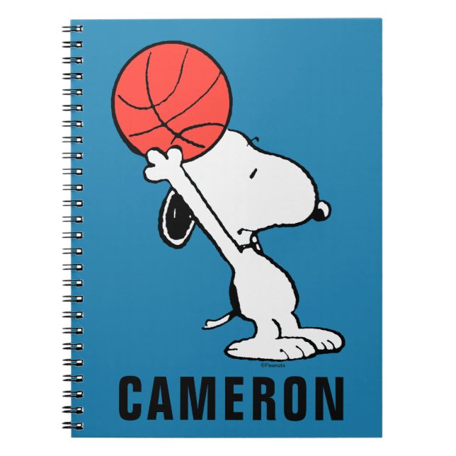 Cuaderno Cacahuetes | Snoopy Basketball Hoop Shot (Frente)