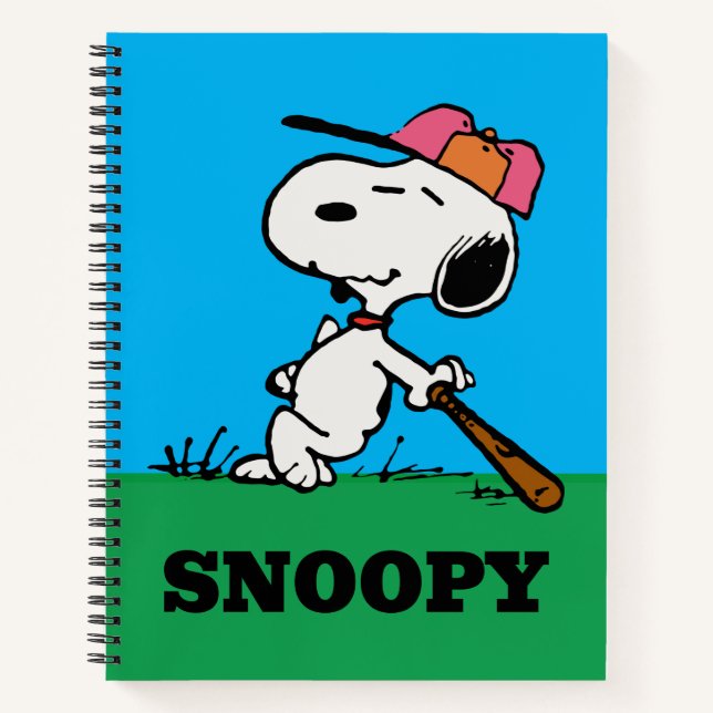 Cuaderno Cacahuetes | Snoopy en Bat (Anverso)