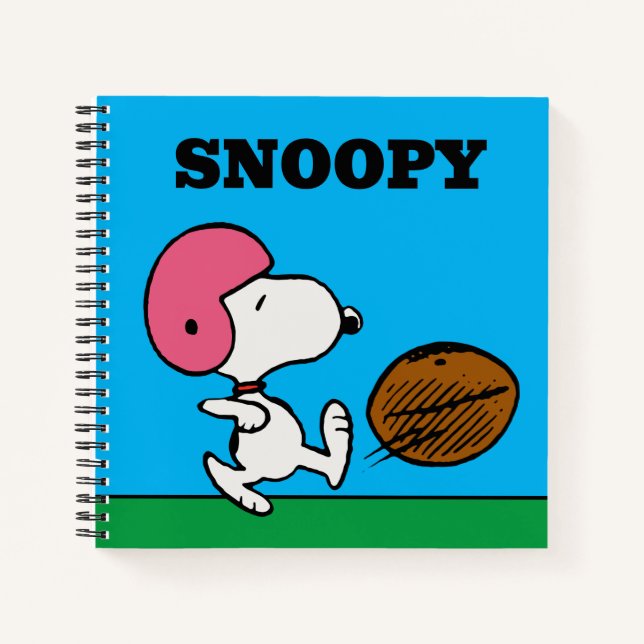 Cuaderno Cacahuetes | Snoopy Football Kicker (Anverso)