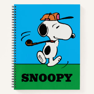 Cuaderno Cacahuetes   Snoopy Golf