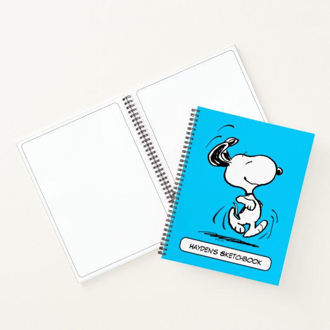 Cuaderno Cacahuetes | Snoopy Happy Dance Drawing (Interior)