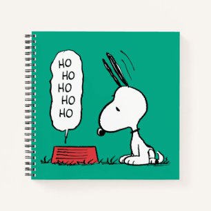 Cuaderno Cacahuetes   Snoopy Ho Ho Ho Ho Ho Food Dish