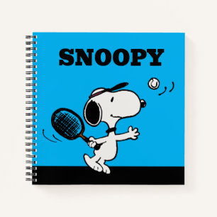 Cuaderno Cacahuetes   Snoopy Juega Al Tenis