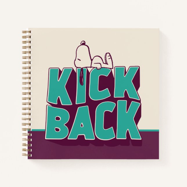Cuaderno Cacahuetes | Snoopy Kickback (Anverso)