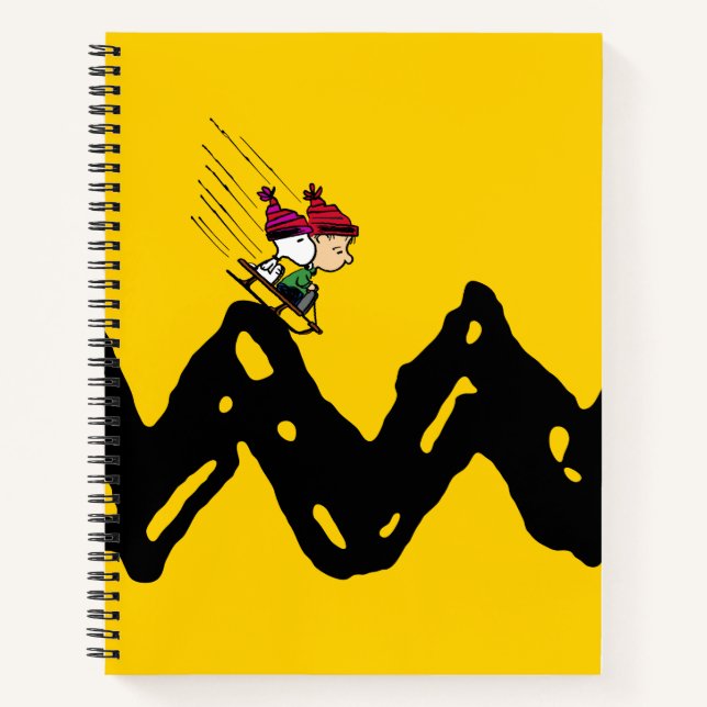 Cuaderno Cacahuetes | Snoopy & Linus Sled Ride (Anverso)