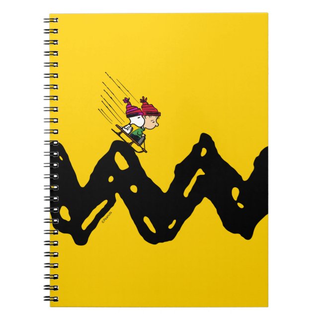 Cuaderno Cacahuetes | Snoopy & Linus Sled Ride (Frente)