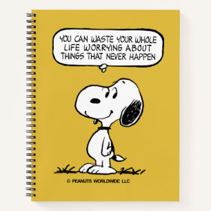 Cuaderno Cacahuetes   Snoopy, no puedes aguantar toda tu vi