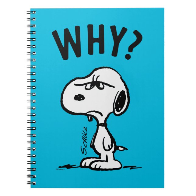 Cuaderno Cacahuetes | Snoopy Se Pregunta Por Qué? (Frente)