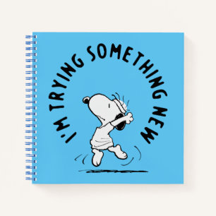 Cuaderno Cacahuetes Snoopy Tramitando Algo Nuevo