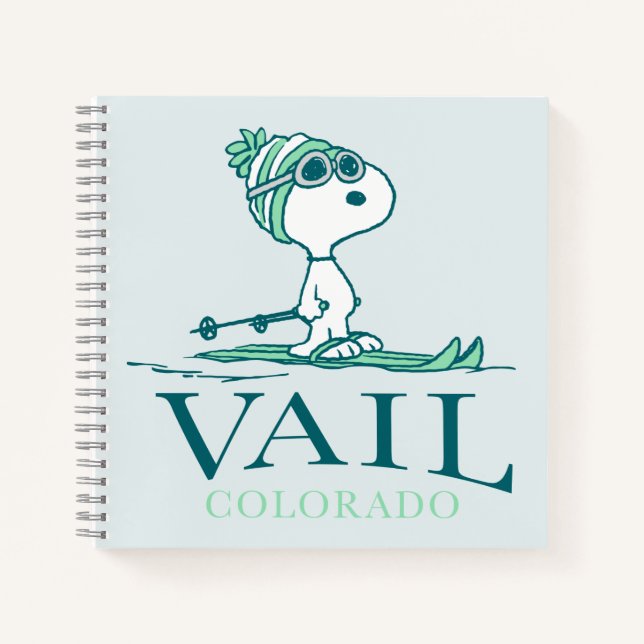 Cuaderno Cacahuetes | Snoopy Vail Colorado (Anverso)