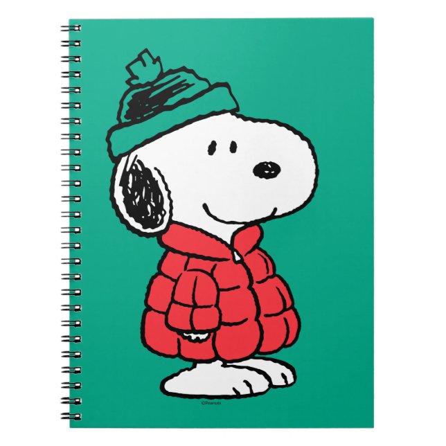 Cuaderno Cacahuetes | Snoopy Winter Coat & Gorra (Frente)