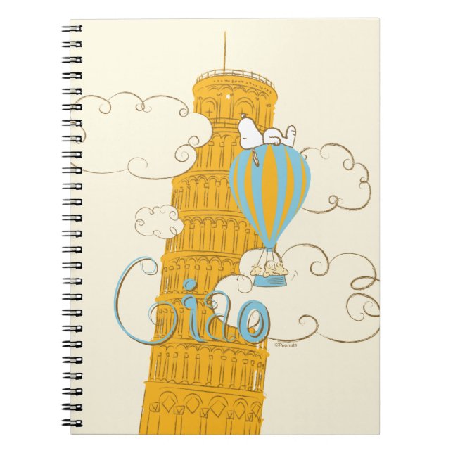 Cuaderno Cacahuetes | Snoopy & Woodstock Ciao (Frente)