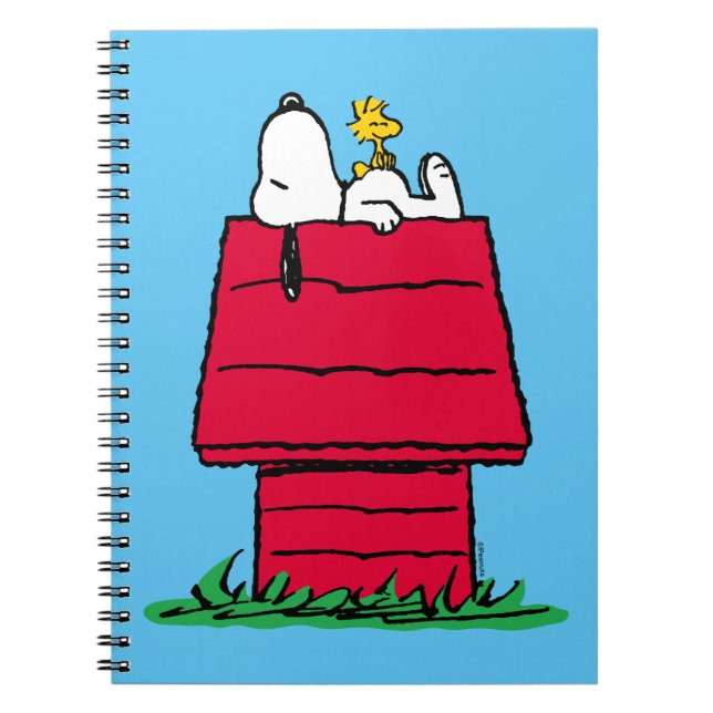 Cuaderno Cacahuetes | Snoopy & Woodstock Doghouse (Frente)