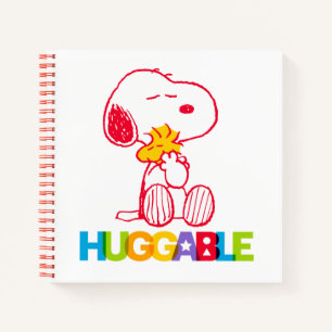 Cuaderno Cacahuetes   Snoopy & Woodstock Huggable