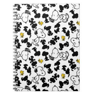 Cuaderno Cacahuetes   Snoopy & Woodstock Shadow Pattern