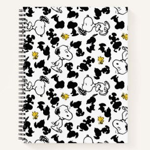 Cuaderno Cacahuetes   Snoopy & Woodstock Shadow Pattern