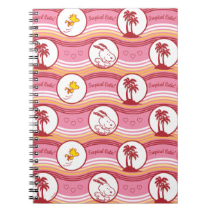 Cuaderno Cacahuetes Snoopy & Woodstock Tropical Cutie