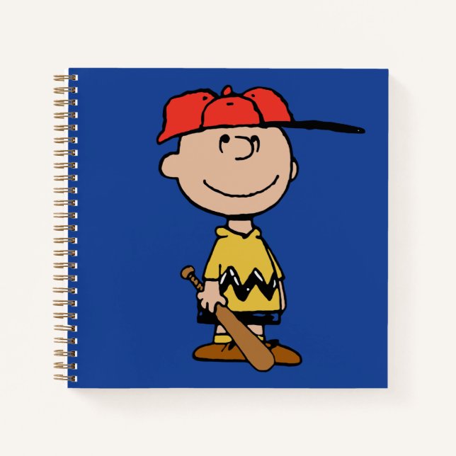 Cuaderno Cacahuetes | Sonrisa de béisbol Charlie Brown (Anverso)