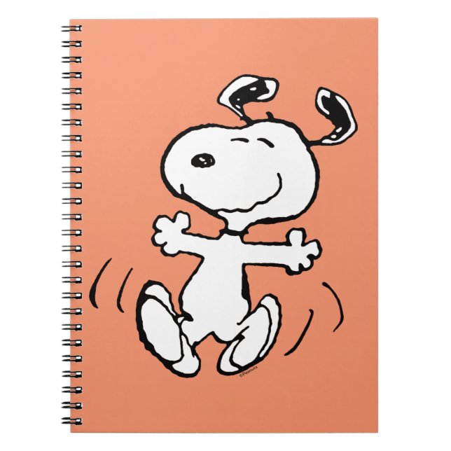 Cuaderno Cacahuetes | Un baile feliz Snoopy (Frente)