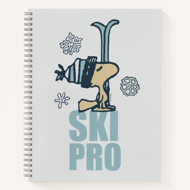 Cuaderno Cacahuetes | Woodstock Ski Pro (Anverso)