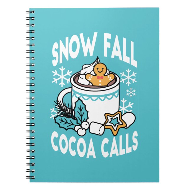 Cuaderno Cacao caliente y encanto invernal - Llamadas de ca (Frente)