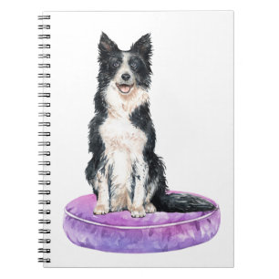 Cuaderno Cachorro adorable de Border Collie Amante del perr