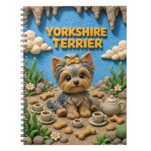 Cuaderno Cachorro adorable de Yorkshire Terrier, perro bebé