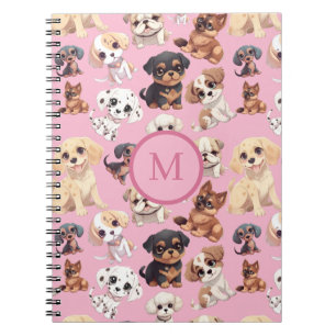 Cuaderno Cachorro cachorro rosado
